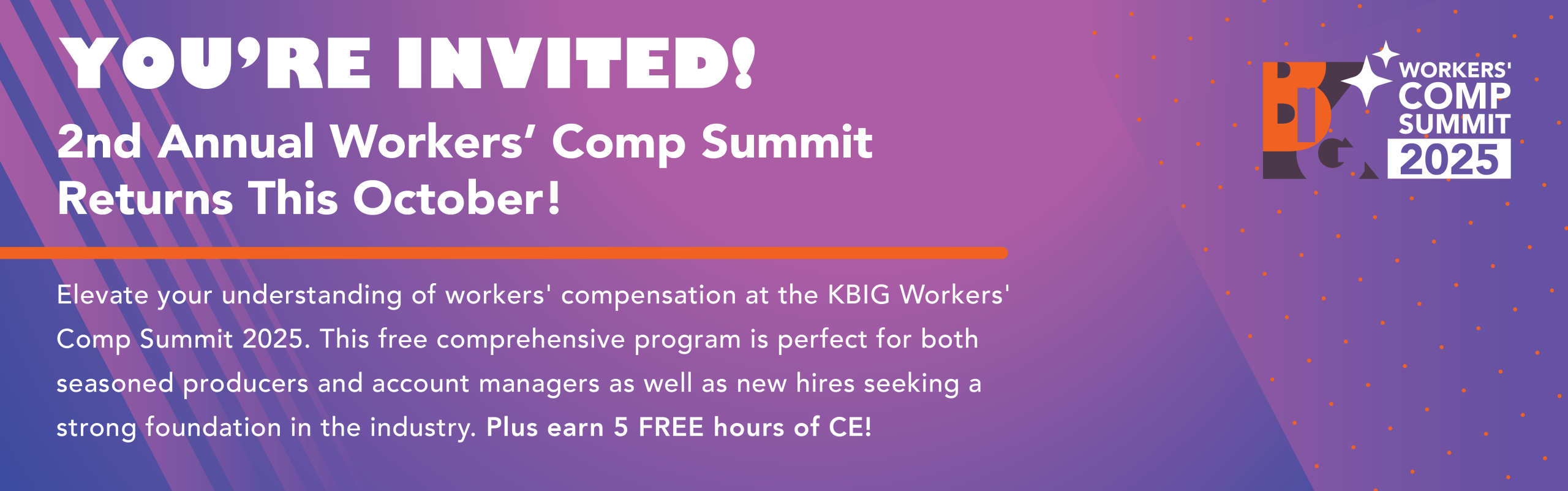 Join Us for KBIG’s 2025 Work Comp Summit